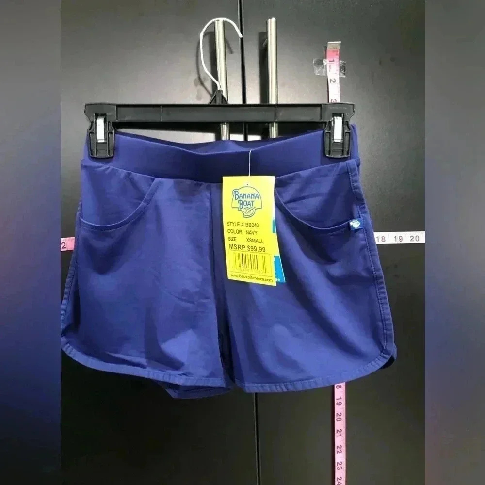Banana Boat UPF 50+ swim, casual summer shorts, elastic waist,pockets